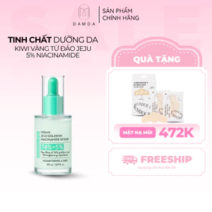 Tinh chất dưỡng da 2 trong 1 KIWIGLOW VEGAN JEJU GOLD KIWI NIACINAMIDE SERUM 50ml | DAMDAVN
