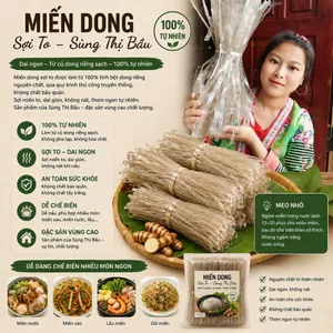 Miến Dong Sợi To Sùng Thị Bầu – Miến Dong Nguyên Chất, Dai Ngon, Không Nát
