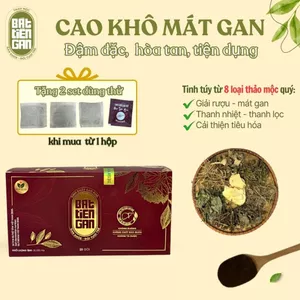 Tinh Chất Cao Khô Bát Tiên Gan Đậm Đặc, Có Cà Gai Leo Xạ Đen Mát Gan Thanh Nhiệt Thải Độc Cơ Thể