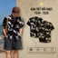 Áo Sơ Mi Lụa Họa Tiết Vấy Mực, Cuban Shirt Chất Lụa Tuyết Mềm Mịn, Thoáng Mát, Thấm Hút Tốt, Chống Nhăn - Size 50-100kg
