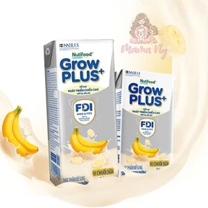 Thùng Sữa Pha Sẵn GrowPLUS+ Bạc Vị Chuối (thùng 6 lốc/ 180ml)