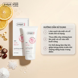 Ziaja Med Kem Dịu Nhẹ Ngừa Mẩn Đỏ - Ziaja Med Skin Relief Dermatological Formula Soothing Cream Anti-Redness 50ml