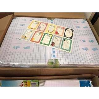 Combo 50 Tờ Bọc Vở Đề Can Trong Suốt Home Max, Tự Dính Dễ Bọc, Phù Hợp Nhiều Loại Sách Vở