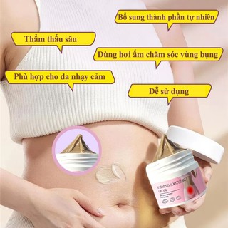 làm ấm bụng Kem Chăm Sóc Ấm Áp Bụng Với Nhân Sâm rau sam& Glycerin, Giảm Đau Bụng Kinh,Chăm Sóc Bụng--30g