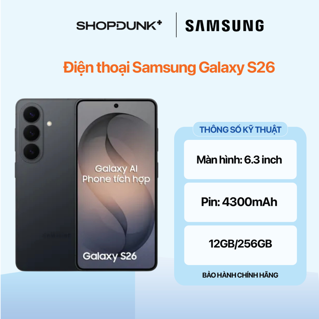 Điện Thoại Samsung Galaxy S26 12GB/256GB Chính Hãng