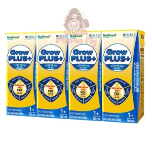Thùng Sữa Pha Sẵn GrowPLUS+ Sữa Non Vàng 24h (thùng 12 lốc/ 180ml)