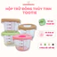 Hộp trữ đông thủy tinh Tootie 180ml phiên bản mới, trữ đông thủy tinh an toàn tiện lợi cho bé ăn dặm