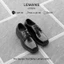Giày Mũi Vuông The Square Toe Derby LEMANS Black ĐV01.1 - Da Bò, Đế cao su 4cm, BH 24 tháng