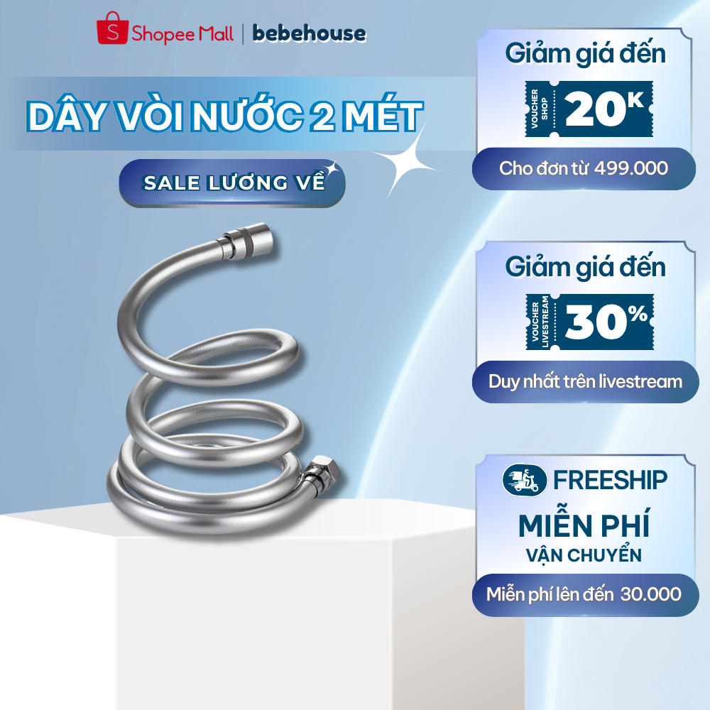 Dây Vòi Nước 2 Mét PVC Cao Cấp Chịu Áp Suất Cao HV003 BEBEHOUSE