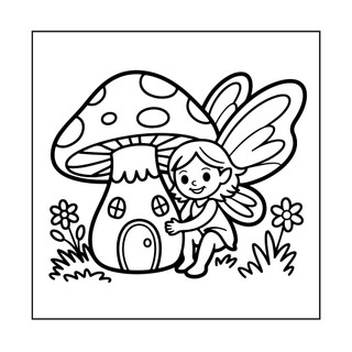 Bộ 25/50 Tranh Tô Màu Cho Bé Gái Chủ Đề Nàng Tiên Dễ Thương, Giúp Luyện Tập Trung Và Phát Triển Sáng Tạo