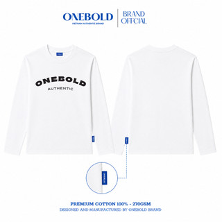Áo Thun Tay Dài RAGLAN Brand ONEBOLD Form BOXY Cotton 270gsm, Áo Thun Tay Dài Form Rộng - OB25