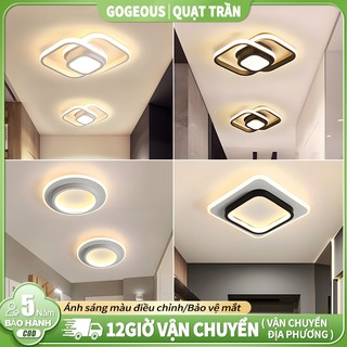 Đèn LED Ốp Trần Hiện Đại 3 Chế Độ Ánh Sáng - Đèn Trang Trí Phòng Khách, Phòng Ngủ, Tiết Kiệm Điện