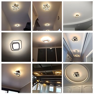 Đèn LED Ốp Trần Hiện Đại 3 Chế Độ Ánh Sáng - Đèn Trang Trí Phòng Khách, Phòng Ngủ, Tiết Kiệm Điện