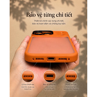 Ốp LIKGUS Lưng Nhám Chống Vân Chống Sốc Dùng Cho IP 17 Promax 17 Pro - Viền dẻo lưng cứng