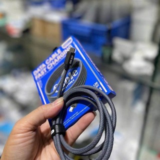 Cáp sạc typeC to Laining Remax CB01 sạc nhanh 30W dài 1.2m bọc dù truyền data - có đèn led