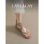 Giày sandal chiến binh nữ boho XIANGLV thổ cẩm basic 2cm, sandal nữ xỏ ngón, giày dây LAL02- Laylalay.n