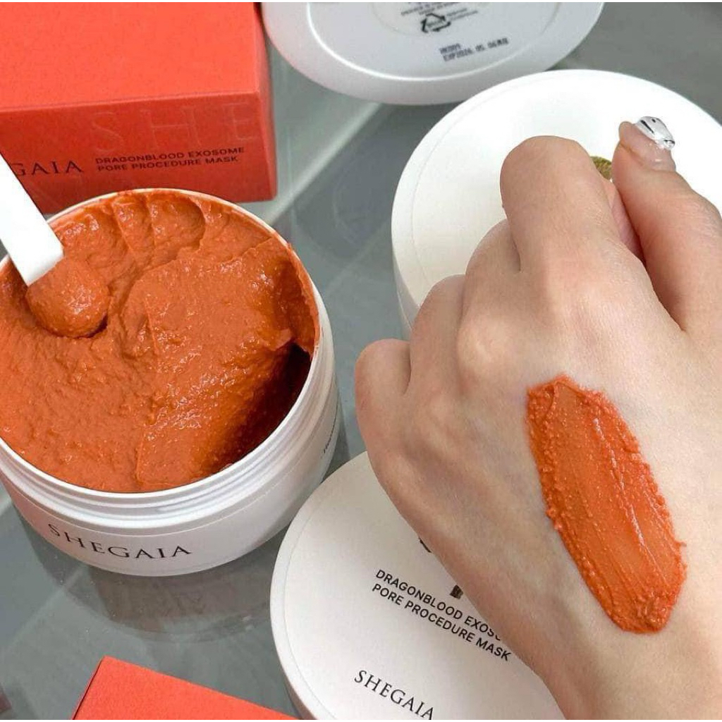 Mặt Nạ Đất Sét Shegaia Dragon Blood Exosome Pore Procedure 150g | Làm Sạch Sâu Cải Thiện Lỗ Chân Lông