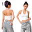 Áo yếm nữ cổ khoét ôm body POMTOP – thun cotton co giãn, croptop hở lưng sexy TN09