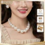 N729 dây chuyền ngọc trai nhân tạo hạt lớn , chuỗi hạt ngọc trai nhân tạo sang trọng cho nữ