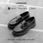 Giày nam Chunky PENNY LOAFER Black LEMANS 02 Phiên Bản - Đế cao su thơm 5cm - Da bò - BH 24T