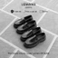 Giày nam Chunky PENNY LOAFER Black LEMANS 02 Phiên Bản - Đế cao su thơm 5cm - Da bò - BH 24T