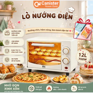 Lò nướng mini RAF Lò nướng đối lưu điện đa năng dung tích 12L công suất 600W thích hợp làm bánh quay thịt