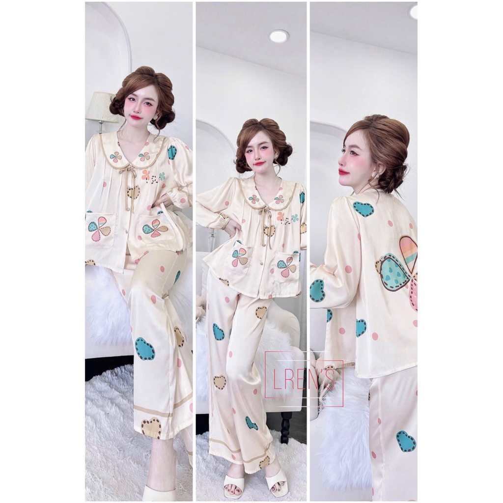 (size 40/60kg)TD-QD cổ sen cột nơ xinh-phom áo croptop-lụa latin mềm nhẹ mát