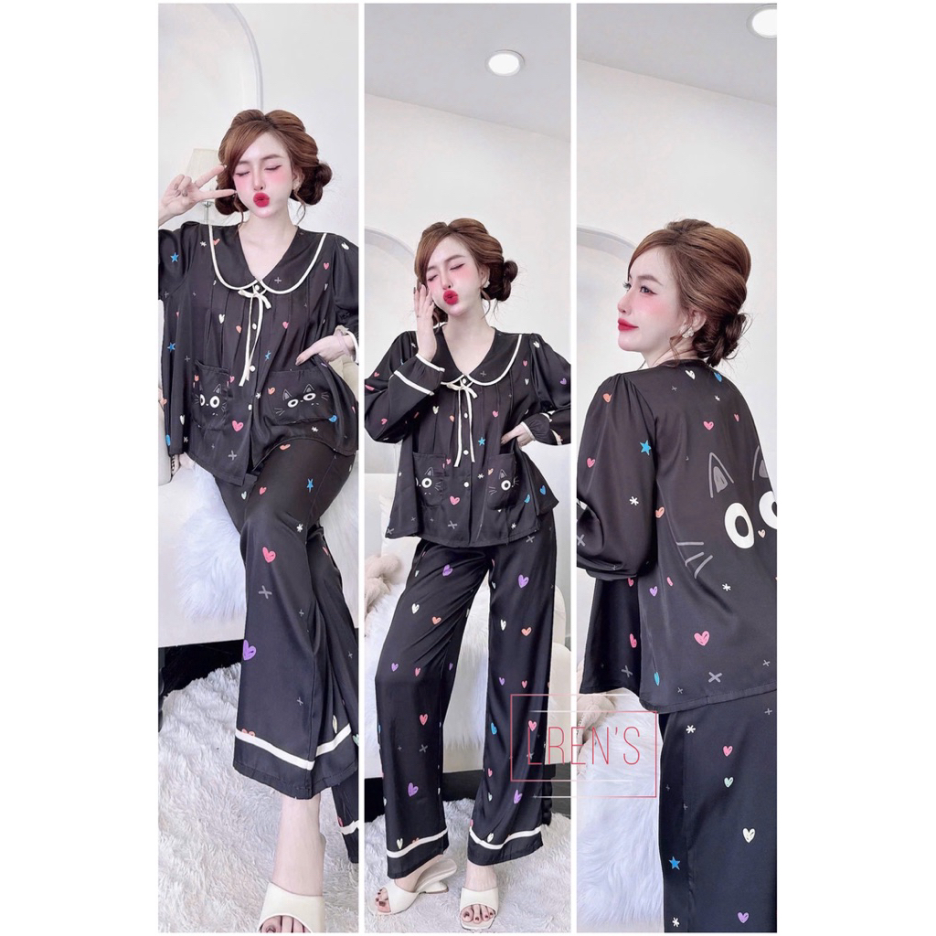 (size 40/60kg)TD-QD cổ sen cột nơ xinh-phom áo croptop-lụa latin mềm nhẹ mát