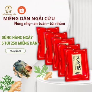 (Hàng Loại 1 ) Miếng Dán Nóng Ngải Cứu Đồng trác Đường Giảm Đau Vai Gáy nhưc cơ 6-8 giờ