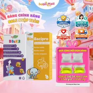 Bộ Đôi Fitolabs D3 K2 & Men Vi Sinh Tăng Hấp Thu Canxi, Cải Thiện Tiêu Hóa Cho Bé