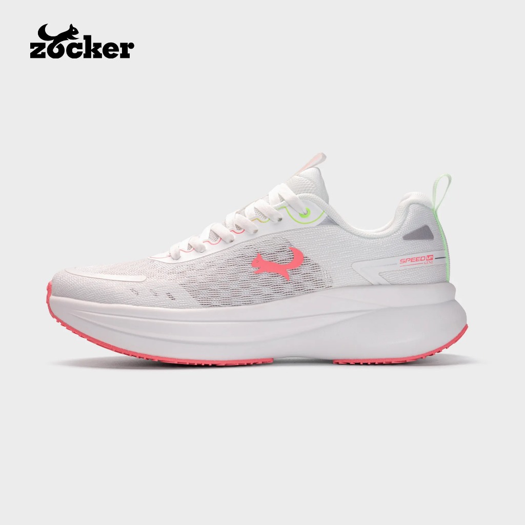 Giày Chạy Bộ Zocker Speed Up Gen 2 Siêu Nhẹ Siêu Nảy 60% Công Nghệ Shank Board Chống Xoắn Chuyên Dụng Marathon Tập Gym