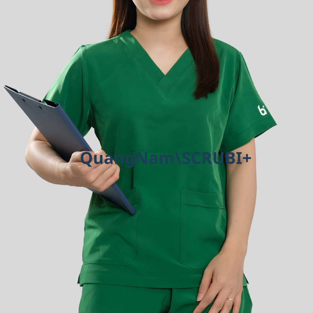 Bộ Scrubs bác sĩ Nhiều màu , đồng phục Spa vải Lon Co Giãn