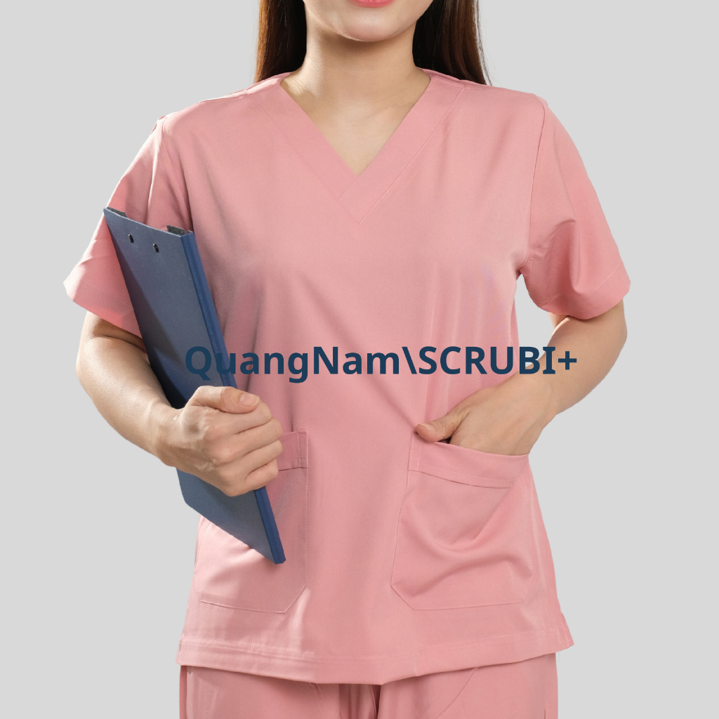 Bộ Scrubs bác sĩ Nhiều màu , đồng phục Spa vải Lon Co Giãn