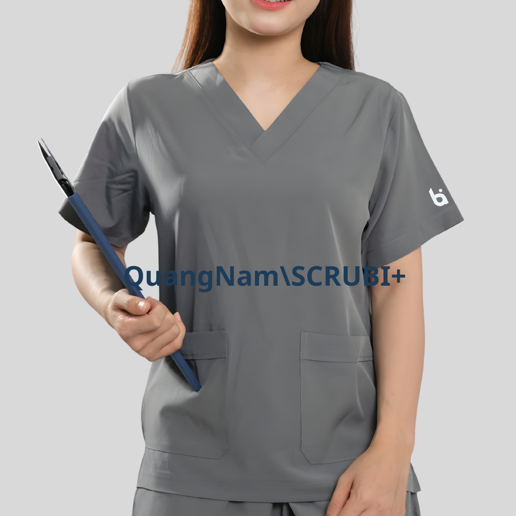 Bộ Scrubs bác sĩ Nhiều màu , đồng phục Spa vải Lon Co Giãn