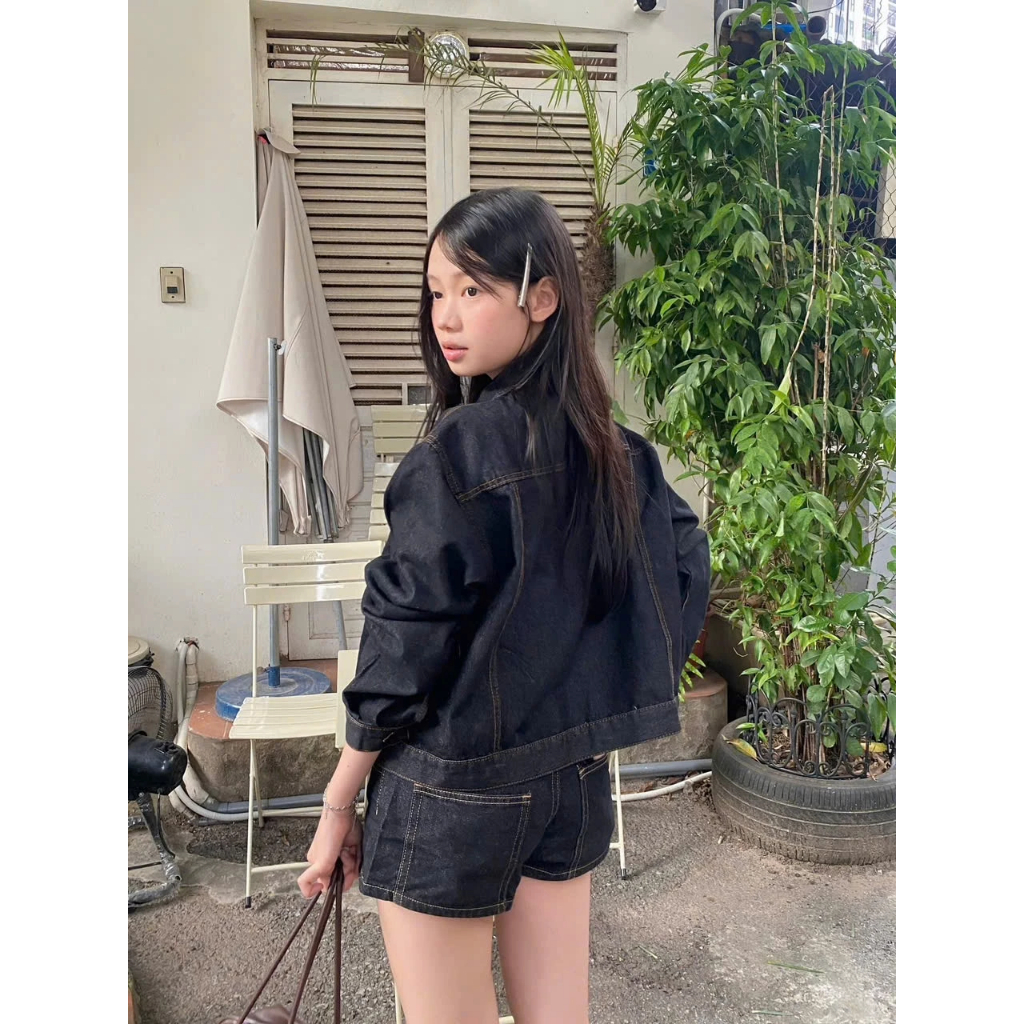 Quần Jeans Giả Váy Chữ A Hack Dáng Forgirl Dáng Ngắn Dày Dặn T224