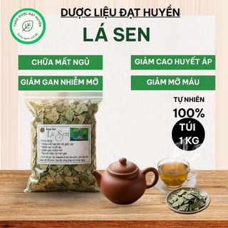 Lá Sen Khô Vụ Mới Xanh 1kg Nguyên Chất | Dược Liệu Khô Chọn Lọc | Thảo Dược Đạt Huyền