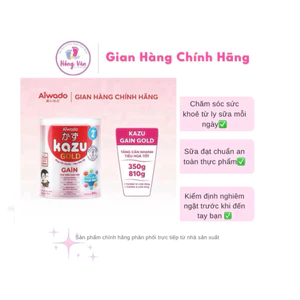{Chính hãng} Sữa Bột Kazu Gold Gain 0+, 1+ 2+ 810g Giúp Bé Tăng Cân [Date mới nhất]