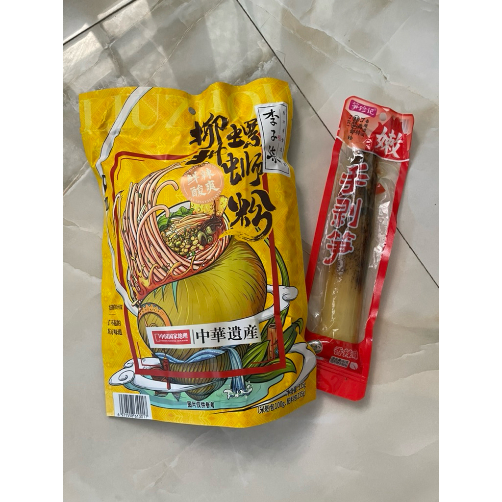 Combo Bún ốc Lý Tử Thất+ Măng giòn tê cay