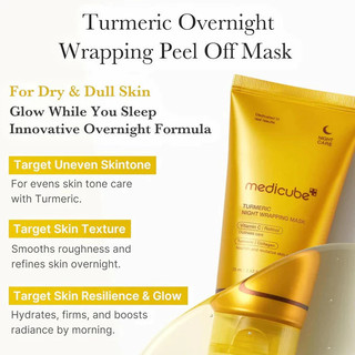 Mặt nạ ngủ Medicube Kojic Acid Turmeric Night Mask 75ml/dưỡng sáng da/giảm thâm dưỡng sáng