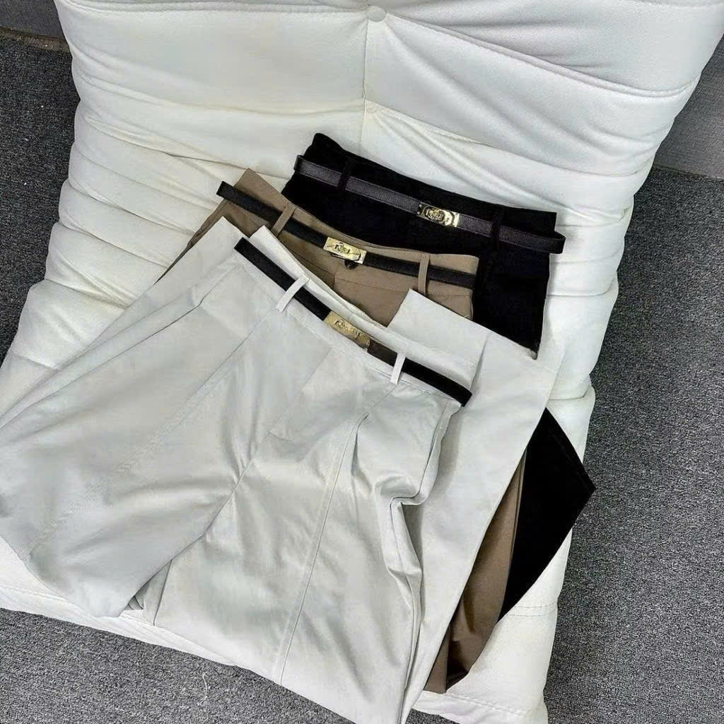 (BIGSIZE 45-90kg) Quần Baggy Nữ Chất Kaki Nhật, Quần Ống Rộng Thời Trang - MAY Fashion