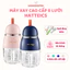 Máy xay Cocobear Hattiecs cho bé ăn dặm dao inox cối thủy tinh, Máy xay ăn dặm đa năng bảo hành 18m