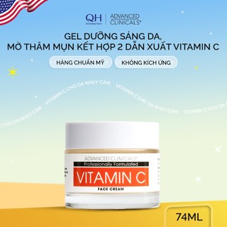Kem dưỡng sáng da Vitamin C Giúp Mờ Thâm Mụn Cải Thiện Da Sạm Màu Advanced Clinicals 74 ml