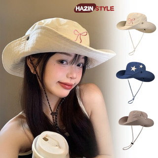 Mũ Bucket Nam Nữ HAZIN Có Dây Rút, Mũ Tai Bèo Chống Nắng Đi Biển Du Lịch Unisex Thoáng Mát