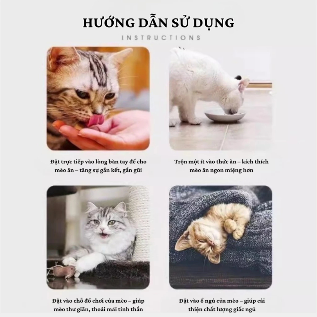 Cỏ Mèo Bạc Hà Catnip Tự Nhiên Cho Mèo - Kích Thích Vui Chơi, Hỗ Trợ Tiêu Hóa