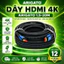 Dây HDMI 4K Đầu Sắt Arigato 10M-20M Chuẩn 2.0 Hỗ Trợ 4Kx2K Kết Nối Laptop PC TV Máy Chiếu