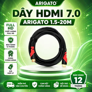 Dây HDMI Arigato 1.5M-5M Chuẩn 1.4V Hỗ Trợ Full HD 1080P Kết Nối Laptop PC Tivi Máy Chiếu