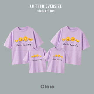Áo Thun Gia Đình Cotton 100% – Áo Gia Đình Đi Chơi, Du Lịch, Chụp Ảnh – Form Unisex Cho Bố Mẹ Bé