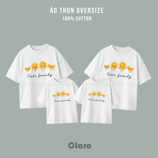 Áo Thun Gia Đình Cotton 100% – Áo Gia Đình Đi Chơi, Du Lịch, Chụp Ảnh – Form Unisex Cho Bố Mẹ Bé