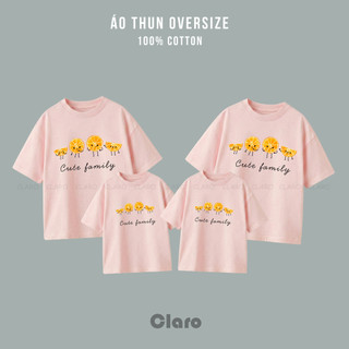 Áo Thun Gia Đình Cotton 100% – Áo Gia Đình Đi Chơi, Du Lịch, Chụp Ảnh – Form Unisex Cho Bố Mẹ Bé