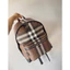 ⚡️[Hight Quality] Balo Da Nam Nữ 1B1 Je11 Backpack Check Canvas - Điểm Nhấn Kẻ Nâu Độc Đáo Phối Logo Size Lớn